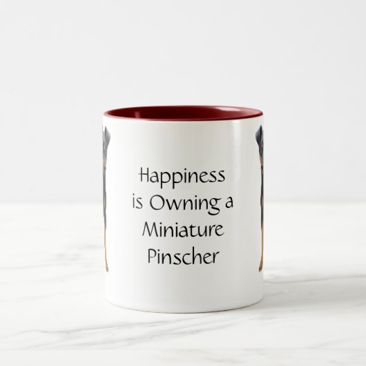 Miniature Pinscher Mok (Center)
