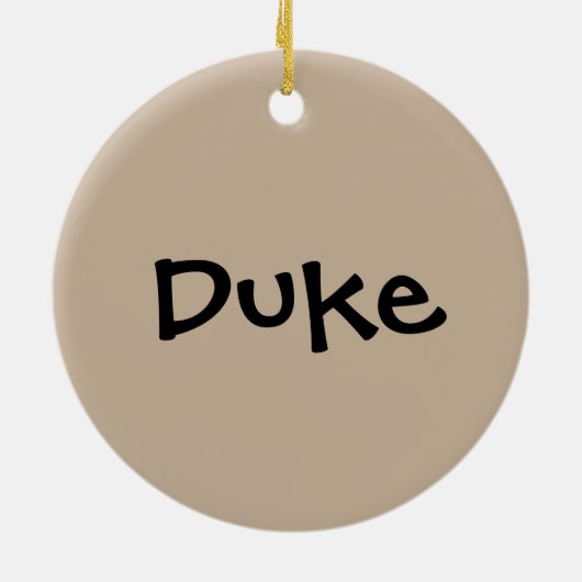 Miniature Pinscher ook bekend als Min Pin Keramisch Ornament (Achterkant)