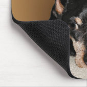 Miniature Pinscher ook bekend als Min Pin Love Pet Muismat (Hoek)