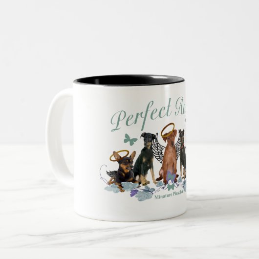 Miniature Pinscher Perfect Angels Mokken (Voorkant links)