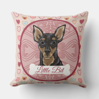 Miniature Pinscher Personalize Pillow Kussen