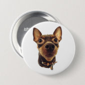 Miniature Pinscher Pin Button (Voorkant /achterkant)