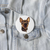 Miniature Pinscher Pin Button (In situ)