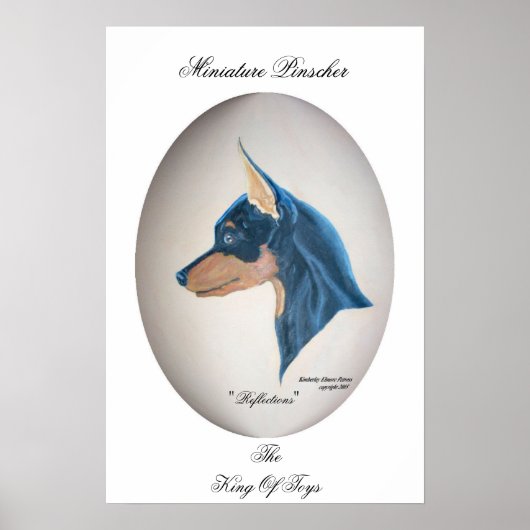 Miniature Pinscher Poster (Voorkant)