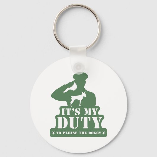 Miniature Pinscher Sleutelhanger (Voorkant)