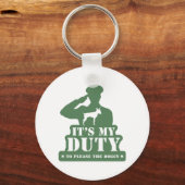 Miniature Pinscher Sleutelhanger (Voorkant)