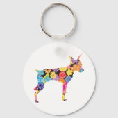Miniature Pinscher Sleutelhanger (Voorkant)
