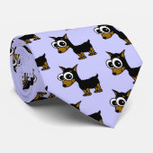 Miniature Pinscher Stropdas (Opgerold)