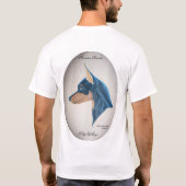 Miniature Pinscher T-shirt (Achterkant)