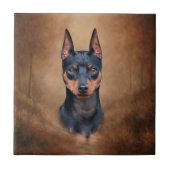 Miniature Pinscher Tegeltje (Voorkant)