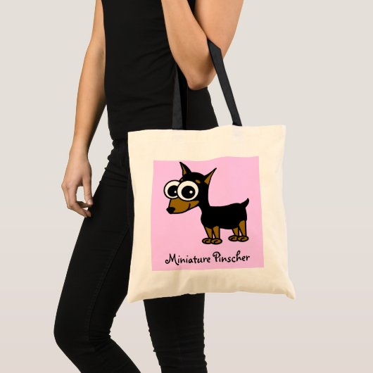 Miniature Pinscher Tote Bag (Voorkant (product))