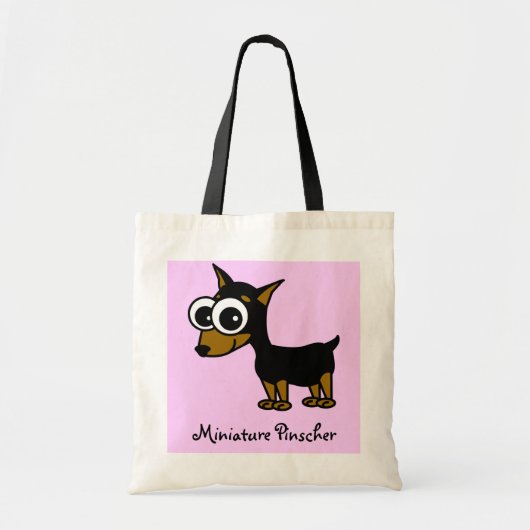 Miniature Pinscher Tote Bag (Voorkant)