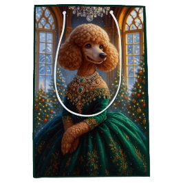 Miniature Poodle Holiday  Medium Cadeauzakje