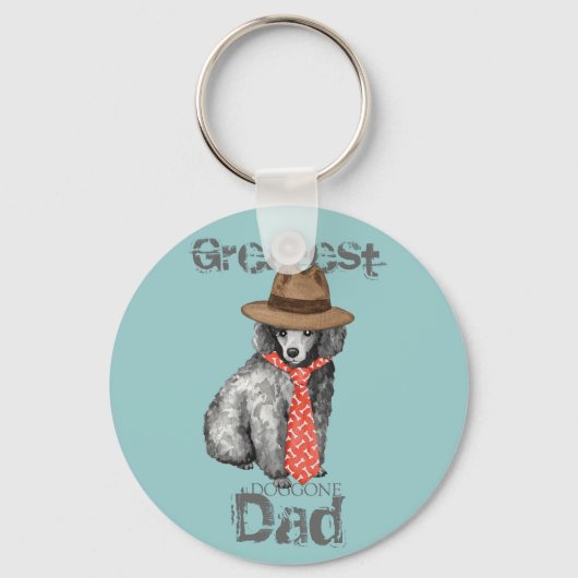 Miniature Poodle Sleutelhanger (Voorkant)