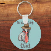 Miniature Poodle Sleutelhanger (Voorkant)