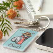 Miniature Poodle Sleutelhanger (Voorkant Rechts)