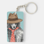 Miniature Poodle Sleutelhanger (achterkant)