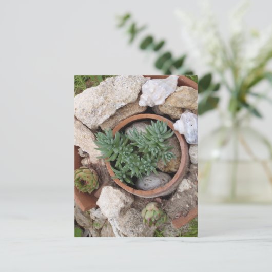Miniature Rockery Briefkaart (Staand voorkant)