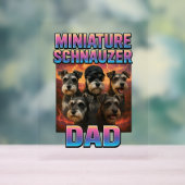 Miniature Schnauzer Acryl Bord (Neutraal)