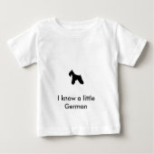 Miniature Schnauzer Baby TShirt (Voorkant)
