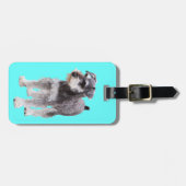 Miniature Schnauzer Bagagelabel (Voorkant horizontaal)