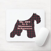 Miniature Schnauzer BFF Gifts Muismat (Met muis)