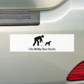 Miniature Schnauzer Bumpersticker (Op auto)
