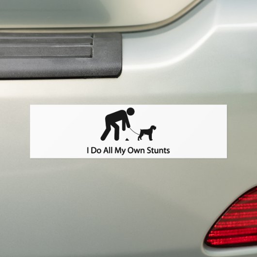 Miniature Schnauzer Bumpersticker (Op auto)