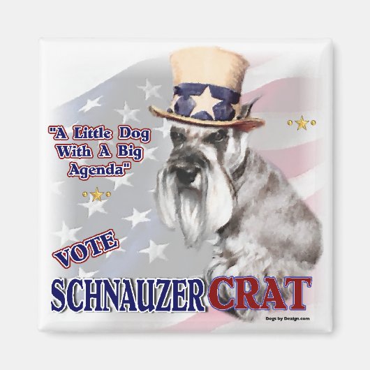 Miniature Schnauzer-cadeaus Magneet (Voorkant)