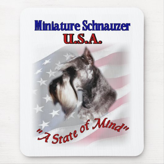 Miniature Schnauzer Cadeaus Muismat (Voorkant)