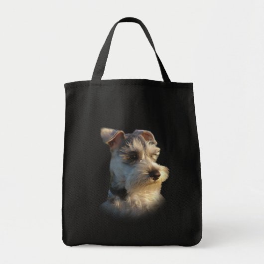 Miniature Schnauzer Canvas tas (Voorkant)