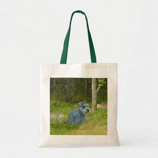 Miniature Schnauzer Canvas tas (Voorkant)