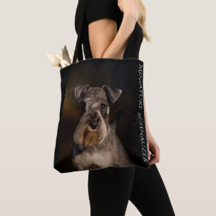 Miniature Schnauzer Canvas tas