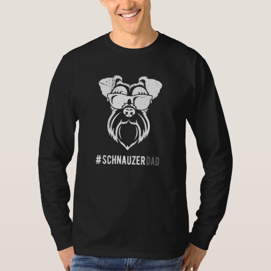 Miniature Schnauzer Dad Gift For Men Funny Schnauz T-shirt (Voorkant)