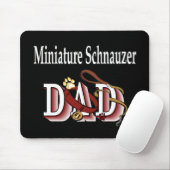 Miniature Schnauzer Dad Gifts Muismat (Met muis)