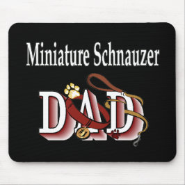 Miniature Schnauzer Dad Gifts Muismat