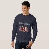 Miniature Schnauzer Dad Gifts Trui (Voorkant volledig)