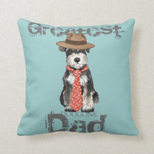 Miniature Schnauzer Dad Kussen