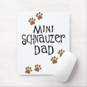 Miniature Schnauzer Dad Muismat (Met muis)