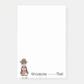 Miniature Schnauzer Dad Post-it® Notes (Voorkant)