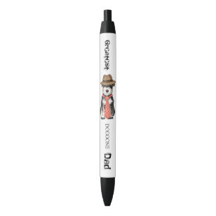 Miniature Schnauzer Dad Zwarte Inkt Pen