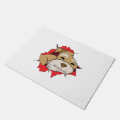 Miniature Schnauzer Deurmat (Schuin)