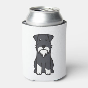 Miniature Schnauzer Dog Cartoon Blikjeskoeler