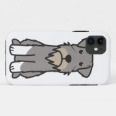 Miniature Schnauzer Dog Cartoon Case-Mate iPhone Case (Achterkant (horizontaal))