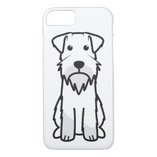 Miniature Schnauzer Dog Cartoon Case-Mate iPhone Case