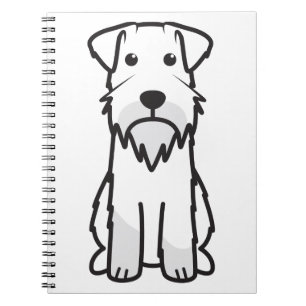 Miniature Schnauzer Dog Cartoon Notitieboek