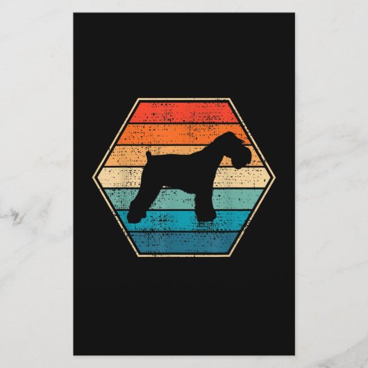 Miniature Schnauzer Dog Gift Briefpapier (Voorkant)