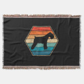 Miniature Schnauzer Dog Gift Deken (Voorkant)