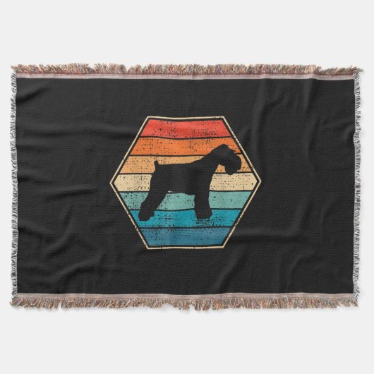 Miniature Schnauzer Dog Gift Deken (Voorkant)