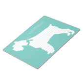 Miniature Schnauzer Dog Puppy Notitieblok (Schuin)